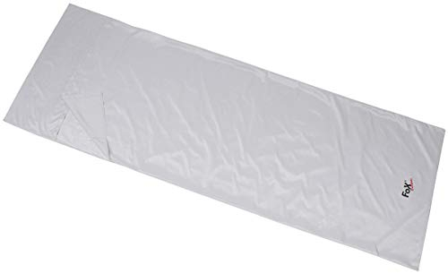 MFH Hüttenschlafsack Arber 215 x 75 cm Microfaser Biwaksack Camping (Grau)