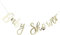 Girlande Schriftzug Baby Shower gold 1,5m