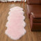 SXYHKJ Faux Lammfell Schaffell Teppich Lammfellimitat Teppich Longhair Fell Optik Nachahmung Wolle Bettvorleger Sofa Matte (60 x 160 cm, Rosa)