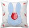 Beauty Gift Beauty Geschenk elektrokardiogramm Blut, Design, Muster Kaninchen dekokissen Quadrat Abdeckung