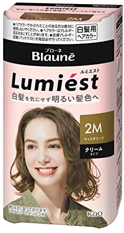 Kao Blaune Lumiest Hair Color Gray Hair Dye 2M Matt Olive