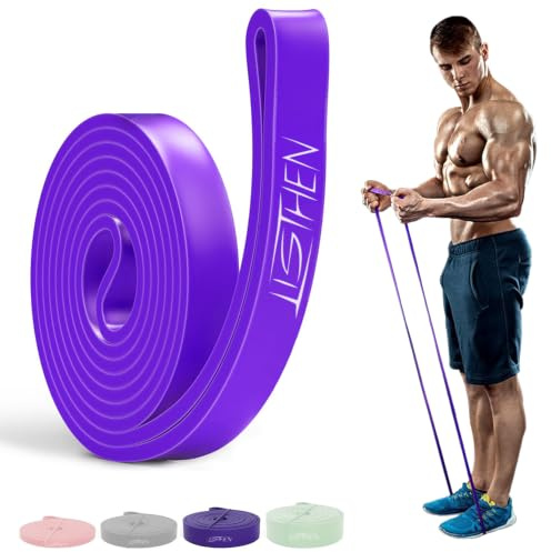 LISTHEN Elastici per Trazioni alla Sbarra, Elastici Palestra per Allenamento, Set Elastici Fitness Uomo, Elastici Calisthenics Forti per Ginnastica e Palestra