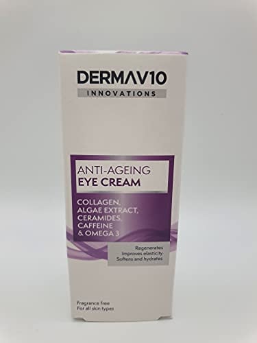 Derma V10 Anti Aging Augencreme mit Kollagen