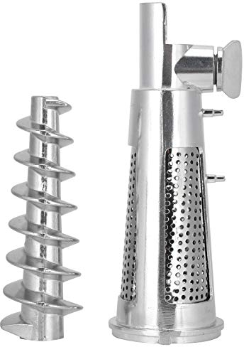 Dilwe Entsafter-Zubehör, Tomaten-Entsafter-Schraubenwelle, praktische Fleischwolf-Teile aus Aluminiumlegierung für den Mixer-Aufsatz