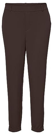 VERO MODA VMMAYA Pantalon de Costume Basique élégant pour Femme, Couleurs:Marron, Taille:XS / 32L, Longueur de Jambe:L32