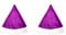 2 STK Rosa Nikolausmütze Lila Weihnachtsmützen Für Männer Lustige Weihnachtsmützen GNOME Weihnachtsmützen Lila Plüsch-weihnachtsmütze Hexenhut Violett Cosplay Kopfbedeckung Mann