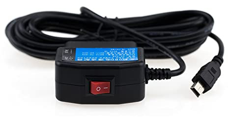 Mini USB OBD Power Cable for Dash Cam Mini USB Power Adapter Charger Cable 24 Hours Surveillance for Dash Camera GPS DVR