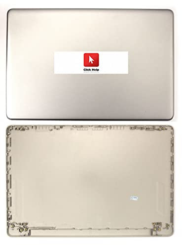 CLICK HELP Cover LCD Ricambio Certificato per Notebook HP 250 G6 255 G6 15-BS 15-BW (Silver) Compatibile