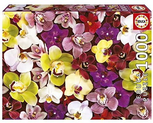 Educa - Puzzle 1000 Teile für Erwachsene | Orichdeen, Collage, 1000 Teile Puzzle für Erwachsene und Kinder ab 14 Jahren, Blumenpuzzle (19558)