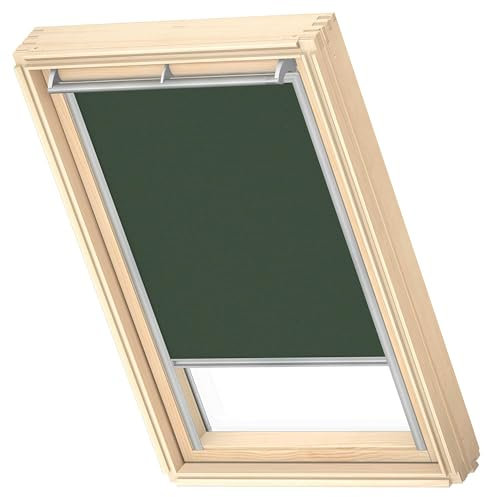 VELUX Original Nature Collection Roof Window Blackout Blind for MK04, Forest, with Grey Guide Rail