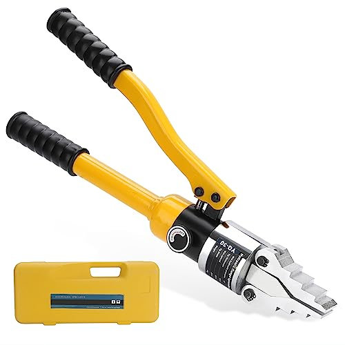 faruijie Integral Hydraulic Flange Spreader,8T Portable Manual Flange Splitter Alloy Steel Pliers Max Spread 1-3/16 Fast Oil Return for Pipeline Maintenance YQ-30