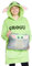 Disney Felpa Bambina - Felpa Coperta di Pile Taglia Unica - Felpa Oversize Bambini Ripiegabile A Cuscino - Stitch Gadget Ufficiale (Verde Baby Yoda)