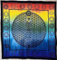 Indian Consigners 7 Chakra-Tischdecke, klein, quadratisch, Baumwolle, Tapisserie, Tarotaufstrich (7 Farben)