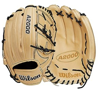 WILSON Unisex-Erwachsene A2000 Pitcher's Baseball Handschuh, beige (Blonde), 12