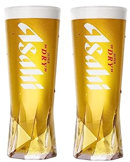 Laurie's Pub and Bar Accessories Asahi Pint Glass Set of 2