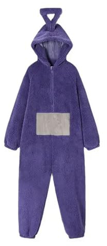 cutecool MdybF Pigiama Donna Jumpsuit Costume Onesie Pigiama Unisex Animale One-Piece Costume Homewear Sleepwear Party-Viola-l-Teletubbies