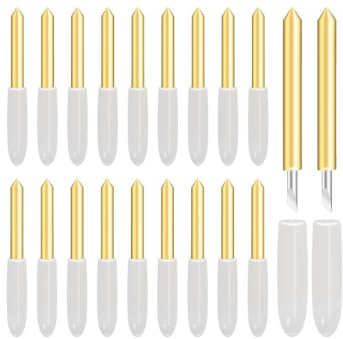 20 Pcs Premium Fine Point Blade for Cricut Maker/Maker 3, Anglecai Fine Point Cutting Blade for Cricut Explore Air 1/2/3/, Replacement Blade for Slicing Cuts Glitter Vinyl