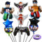 9 Pcs Game Theme Foil Balloons, Birthday Party Decorations Supplies