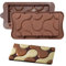Sadodo Silicone Chocolate Bar Mould,New Flowing Water Drop Shape,Ice Cube Tray,Non Stick,Candy Cake Decoration,BPA Free Baking Mold,Wax Mould