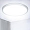 NIBSHOOM Deckenlampe LED Deckenleuchte Rund Flach 6500K,18W/1800LM/IP44 Wasserfest Ultradünn Badezimmer Lampe Decke, Modern Schlicht deckenlampen für Schlafzimmer Wohnzimmer Flur Küche Büro,220*17mm