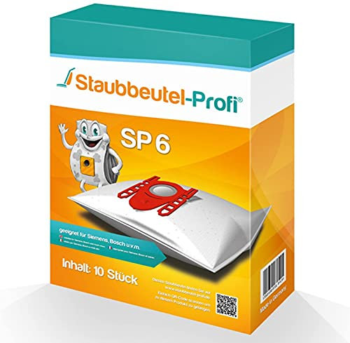 10 Staubsaugerbeutel SP6 kompatibel zu Swirl S67 Wolf 0960 von Staubbeutel-Profi®