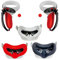 VR Accessory Cover Set for Meta/Oculus Quest 2 Controller Grip,VR Controller Grip Cover and 3Pcs VR Silicone face Pads（Red）