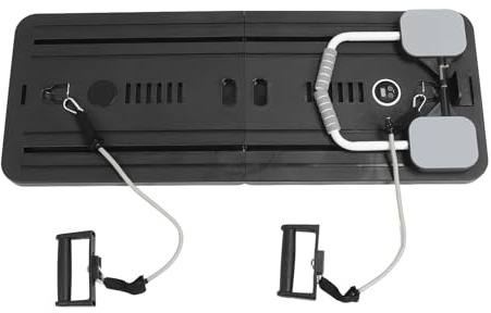 Pilates Reformer-Maschine, Bauch-Fitnessbrett, Faltbare Pilates-Ausrüstung, Automatischer Rebound-Ab-Roller Board, für Heimtraining, Körperausdauer Dehnung Balance Training Workout