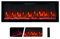 Chimenea Eléctrica Weka Fireplace E42 - Montaje en Pared y Empotrado - Potencia de 750 W/1500 W, 13 Colores de Fondo, Efectos de Llama Ajustables, Protección contra Sobrecalentamiento (107 cm)