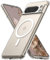 Ringke Fusion Magnetic [Compatible with MagSafe] Designed for Google Pixel 8 Pro Case, Translucent Hard PC Back TPU Shockproof Bumper Protective Cover - Matte Clear