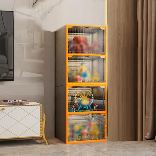 Vitrine – Eck-Glas-Aufbewahrungskoffer mit Acryltür, Regale für Sammlerstücke und Actionfiguren, perfekt für die Präsentation Ihrer Lieblingsgegenstände