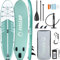 Fitleap Premium Stand Up Paddling Board Set, aufblasbares SUP Board mit Pumpe, verstellbarem Paddel und Rucksack, für Anfänger und Profis, perfekt für Yoga, Surfen und Wassersport