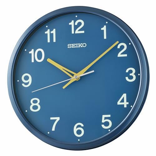 Seiko Clocks Wanduhr blau