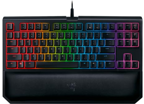 Razer Blackwidow Tournament Edition Chroma V2 USB QWERTY Inglés Americano Negro - Teclados (Estándar, Alámbrico, USB, Teclado mecánico, QWERTY, Negro)