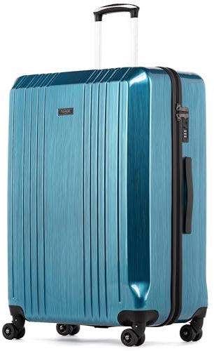 FERGÉ XL Großer Koffer Hartschale mit TSA Schloss Cannes Rollkoffer Reise-Koffer 77 cm Hartschalenkoffer Trolley 4 sanfte Rollen - sehr robuster Polycarbonat Koffer