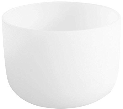 ENERGYSOUND 432 Hz G Hals Chakra Frosted Quarz Kristall Singschale 10 Zoll (25 cm)