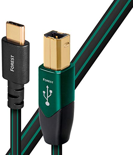 AudioQuest Forest USB B vers Type C - Câble USB-B vers USB-C de 0,75 m