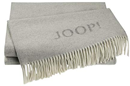 Joop! Doubleface Wohndecke Fine Graphit-Rauch, 130x180 cm
