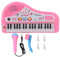 37 Tastiera Strumento Pianoforte Imparare Giocattoli Musicali Gioco Educativo Precoce Tastiera Elettronica Multifunzione con Microfono per 3Anni Ragazzo Ragazza Compleanno Natale