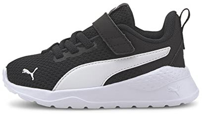 PUMA Anzarun Lite Ac Inf, Scarpe da ginnastica Unisex - Bimbi 0-24, Puma Black Puma White, 26 EU