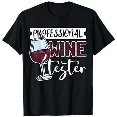 Verre de dégustation d'alcool amusant pour dégustation de vin T-Shirt