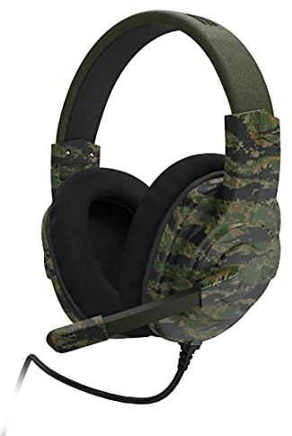 uRage Gaming-Headset SoundZ 330, schwarz, Lautstärkeregler, Mikrofonstummschaltung, Einseitig geführtes Mesh Cable, Einstellbarer Kopfbügel & Mikrofonarm, Ohrpolster, PC/Xbox One/PS4/Nintendo Switch