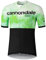 SHIMANO Radtrikot | Cannondale Factory Racing Team 2021 Fahrradtrikot | Fahrradzubehör | Kurzarm-Rennrad Trikot | Radtrikot für Herren (Schwarz/Grün, XL)