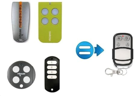 Télécommande de Porte de Garage 433,92 MHz Compatible pour Mhouse/MyHouse TX4 TX3 GTX4
