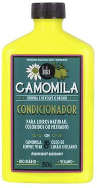 Lola - Shampoo CAMOMILA - Sanfte Reinigung & Glanz für blondes Haar - Natürliche Formel ohne Sulfate - Vegan & tierversuchsfrei - 250ML