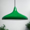 bamyum Champion Lámpara de Cocina, Lámpara Techo Colgante Vintage, Lámpara de Techo con Pantallas de 35 cm y Lámpara de Isla de Cocina de Metal de Lámparas de Techo Naranja Verde