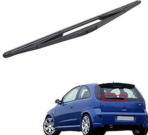 MengZJ 16 Automotive Scheibenwischer Rear Für Opel Corsa C 2000 2001 2002 2003 2004 2005 2006, Wischerblatt Wischerarm hinten Scheibenwischer Teile