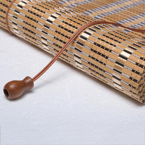 zcru004 Avvolgibile in bambù Tapparella Privacy Protezione Parasole per Finestre,Personalizzate (115x270cm)