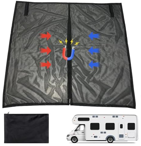 Copertura Per Il Fienile Posteriore Per Porta Bagagliaio,Zanzariera Per Portellone Posteriore,180x150cm Zanzariera Magnetica In Rete Nera,Per Tetto Camper,Roulotte,Camper Van Camping