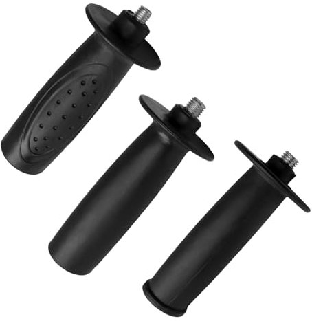 Winkelschleifer-Griff, M8/M10/M12 Gewinde Hilfsgriff Zusätzlicher Handgriff, Bequemer Griff Rutschfestes Ersatz Zubehör für Elektrowerkzeuge Schleifmaschine, 3stk