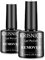KRISNICE Semipermanenter Nagellack Set Schwarz Weiß Thermo-Gel Farbwechsel Soak Off UV LED Lack Maniküre Nail Art Geschenk (KXJ2-001-01, KXJ2-001-01)